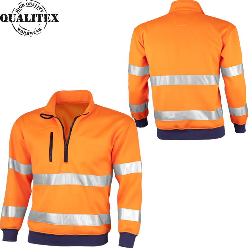 Qualitex Warnschutz Sweatshirt Signal