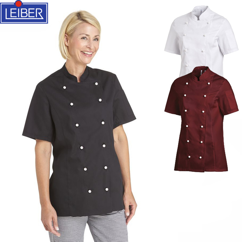 Leiber Damen Kochjacke Kurzarm 08/2519