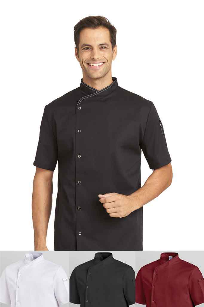 Leiber Herren Kochjacke Kurzarm 12/2542