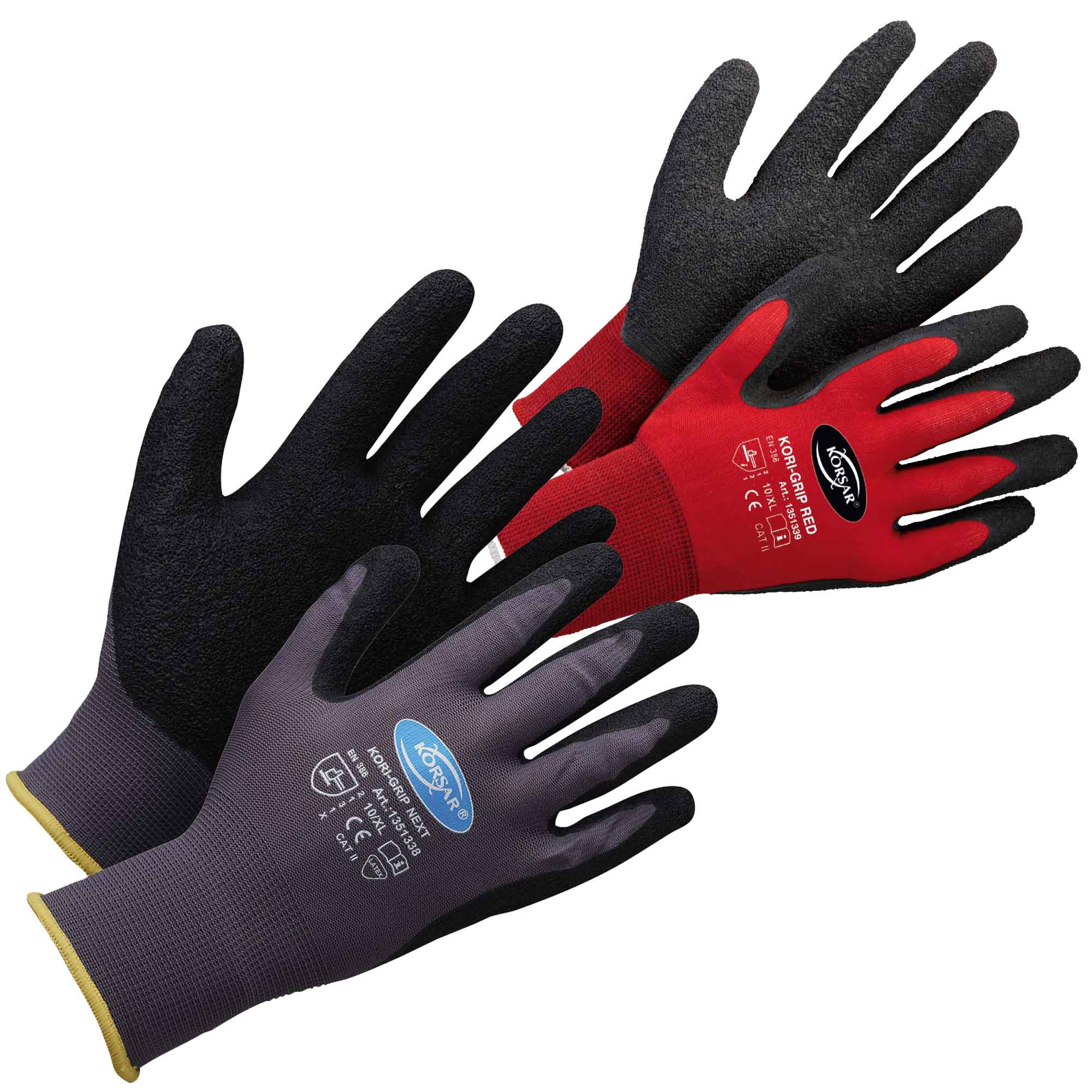 Korsar Textilhandschuh Latexbeschichtet Kori-Grip