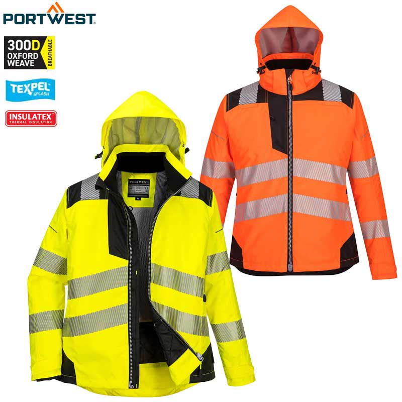 PW3 Damen Warnschutz Winterjacke