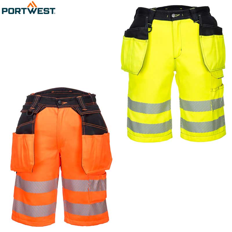 PW3 Warnschutz Shorts mit Holstertaschen