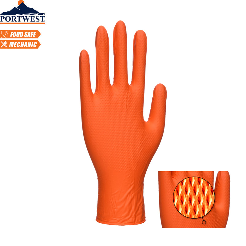 Einweghandschuhe Nitril HD orange