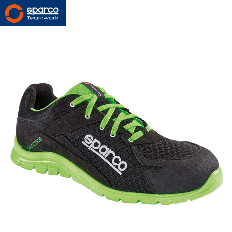 Sparco Halbschuh Practice Green S1P ESD
