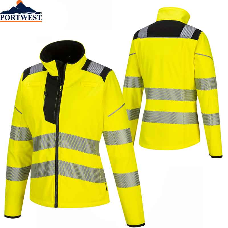PW3 Damen Warnschutz Softshelljacke