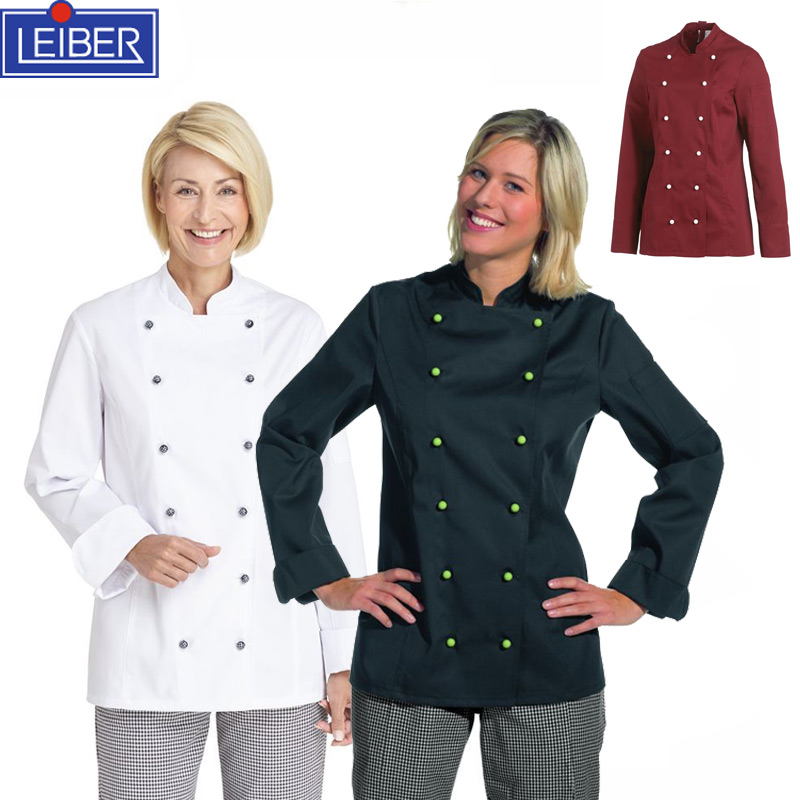 Leiber Damen Kochjacke Langarm 08/2518