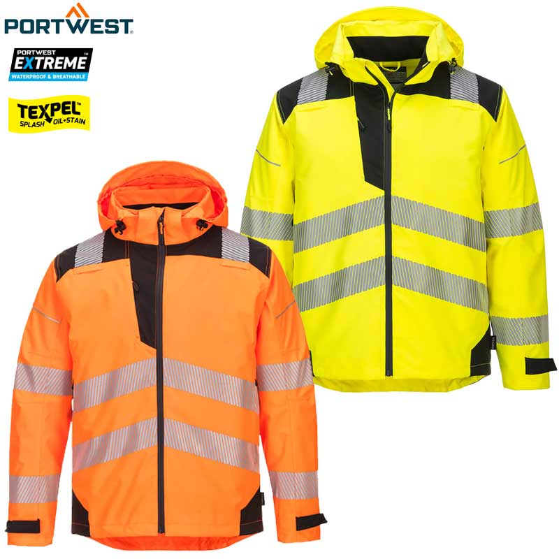 PW3 Warnschutz Regenjacke Extrem
