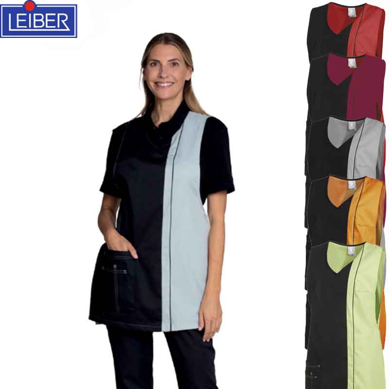 Leiber Überwurfschürze zweifarbig