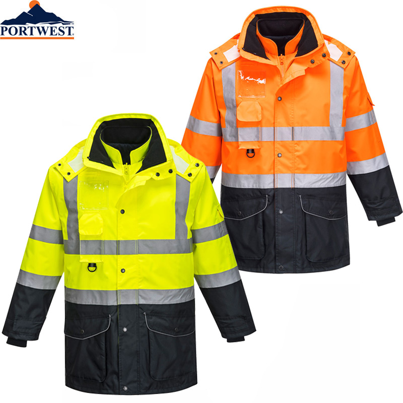 Warnschutz Winterjacke 7in1