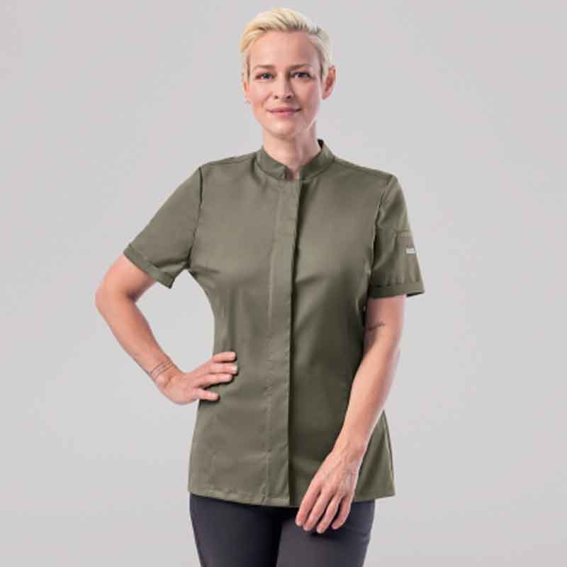 Leiber Damen Kochhemd Kurzarm 08/1376