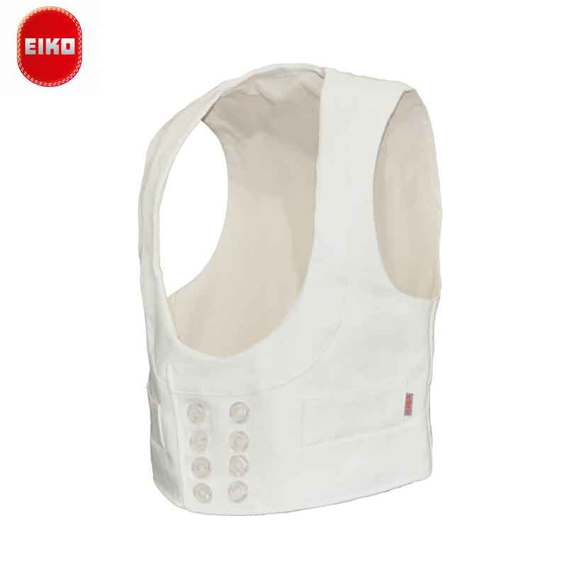 Eiko Classic Schalkragen-Zunftweste "Ems" weiß