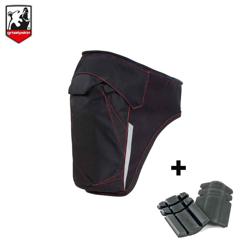 Grizzlyskin Kniepolstertaschen + Kniepolster für Shorts