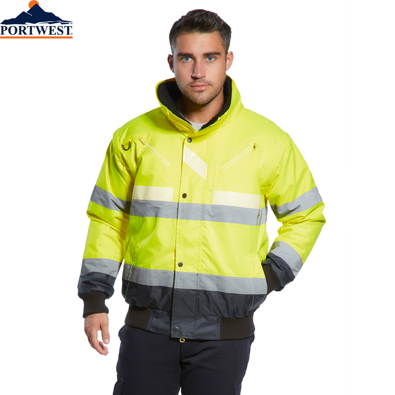 Warnschutz-Pilotenjacke Glowtex™ 3in1 