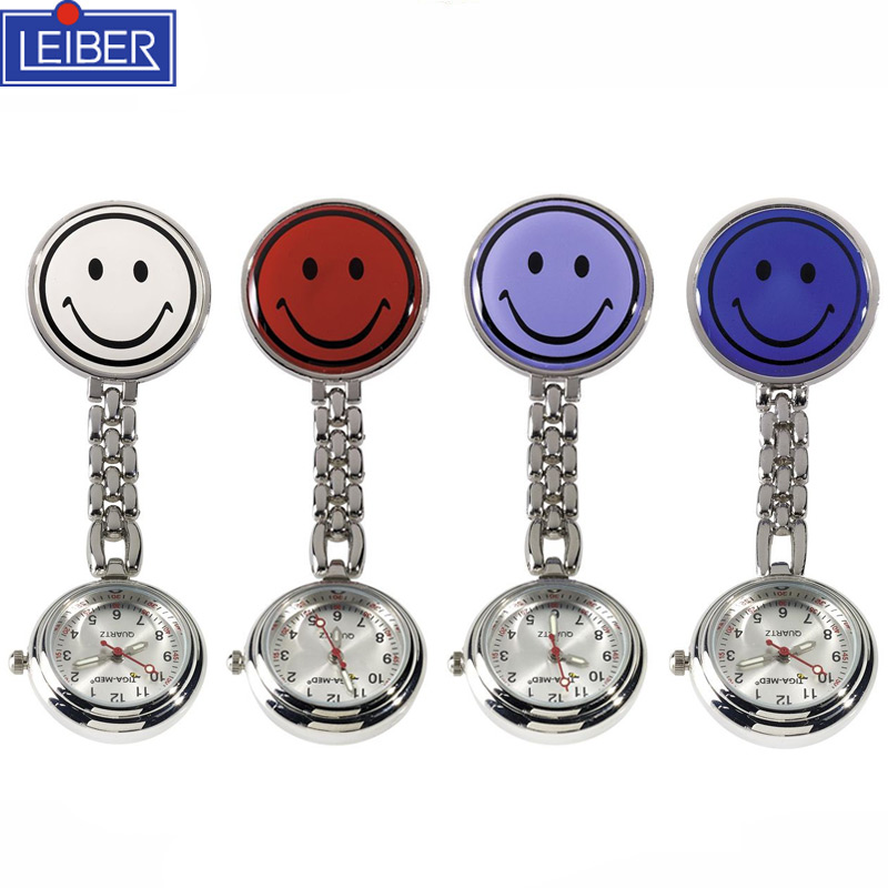 Leiber Ansteckuhr Schwesternuhr mit Kette